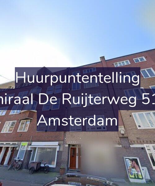Foto gevel Huurpuntentelling voor Admiraal De Ruijterweg 519-E, Amsterdam