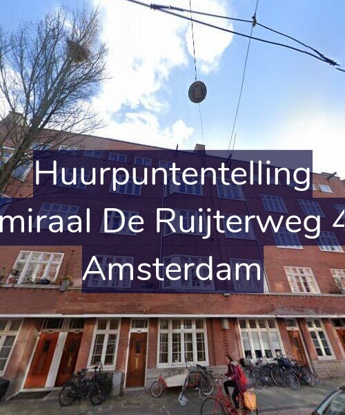 Foto gevel Huurpuntentelling voor Admiraal De Ruijterweg 449, Amsterdam