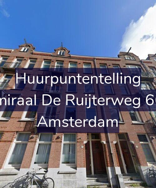 Foto gevel Huurpuntentelling voor Admiraal De Ruijterweg 66-H, Amsterdam