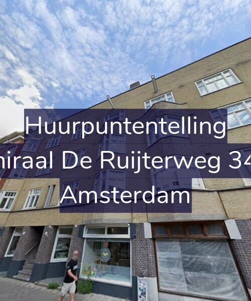 Foto gevel Huurpuntentelling voor Admiraal De Ruijterweg 346-3, Amsterdam