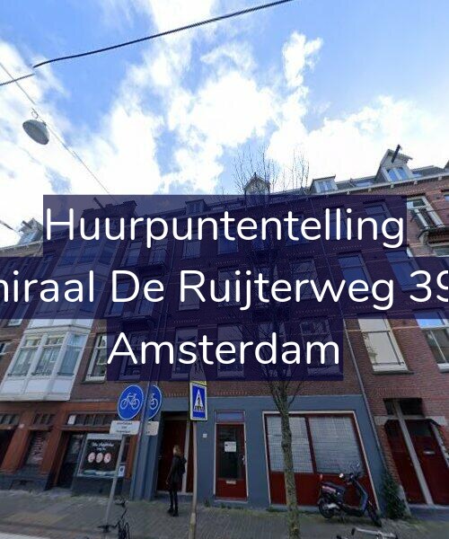 Foto gevel Huurpuntentelling voor Admiraal De Ruijterweg 395-3, Amsterdam