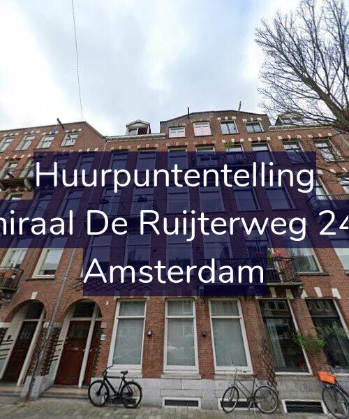 Foto gevel Huurpuntentelling voor Admiraal De Ruijterweg 245-3, Amsterdam