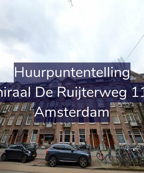 Foto gevel Huurpuntentelling voor Admiraal De Ruijterweg 119-2, Amsterdam