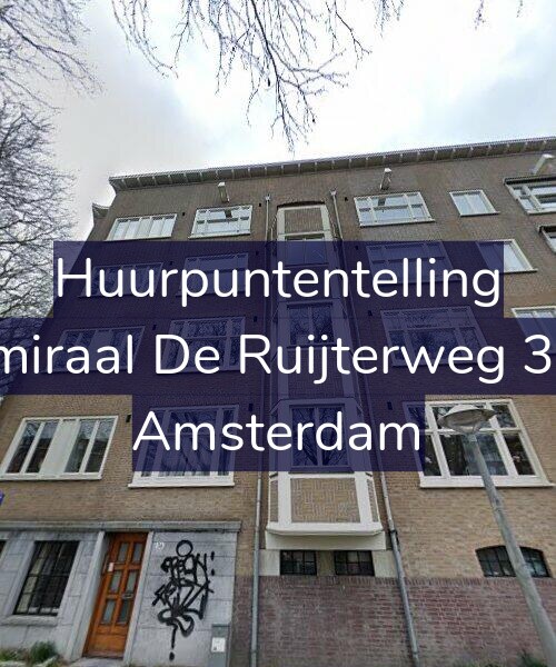 Foto gevel Huurpuntentelling voor Admiraal De Ruijterweg 36-2, Amsterdam