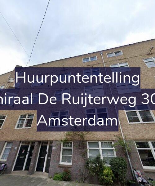 Foto gevel Huurpuntentelling voor Admiraal De Ruijterweg 309-2, Amsterdam