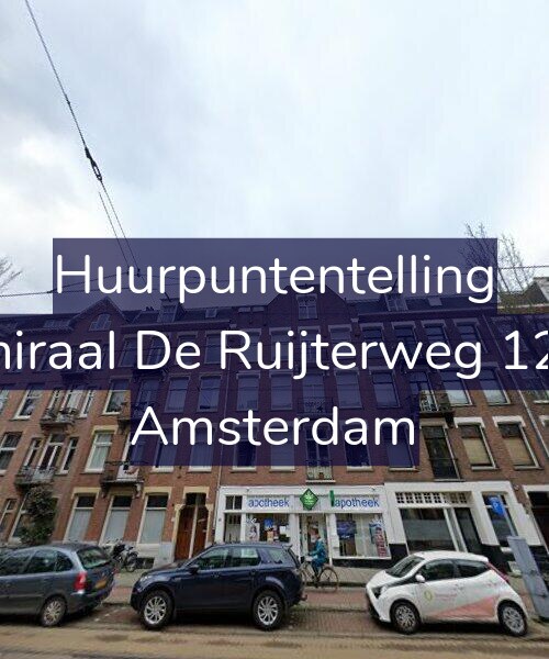 Foto gevel Huurpuntentelling voor Admiraal De Ruijterweg 129-1, Amsterdam
