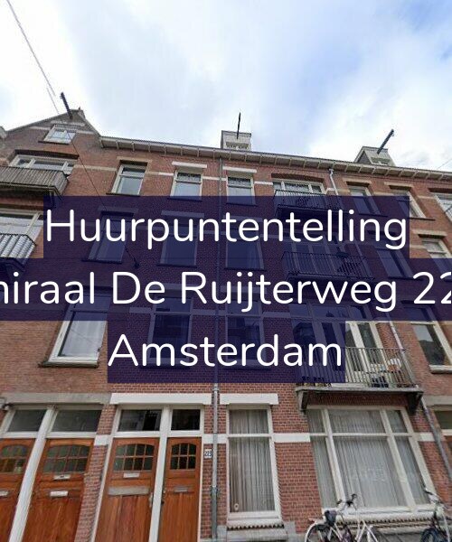 Foto gevel Huurpuntentelling voor Admiraal De Ruijterweg 223-1, Amsterdam
