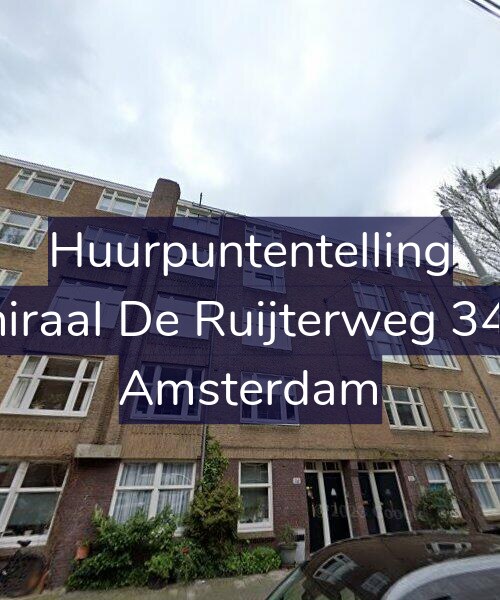 Foto gevel Huurpuntentelling voor Admiraal De Ruijterweg 349-H, Amsterdam