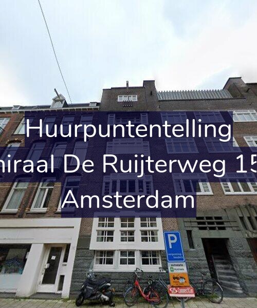 Foto gevel Huurpuntentelling voor Admiraal De Ruijterweg 152-1, Amsterdam