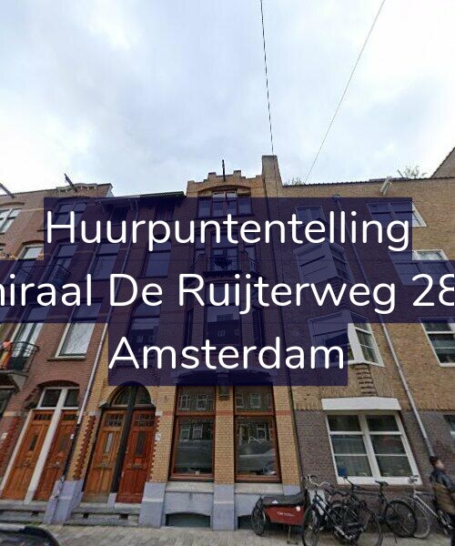 Foto gevel Huurpuntentelling voor Admiraal De Ruijterweg 281-H, Amsterdam