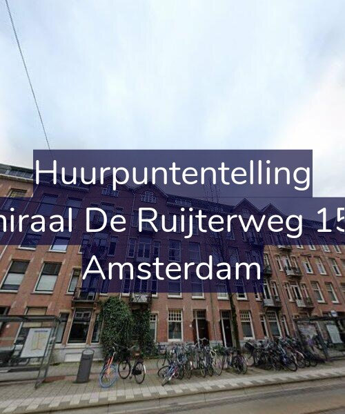Foto gevel Huurpuntentelling voor Admiraal De Ruijterweg 151-3, Amsterdam
