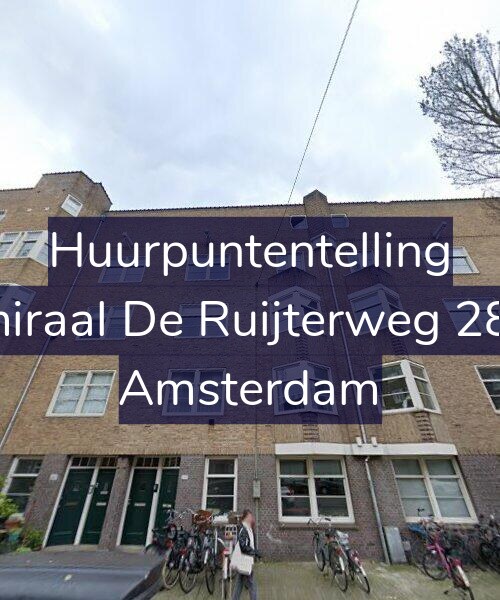 Foto gevel Huurpuntentelling voor Admiraal De Ruijterweg 289-1, Amsterdam