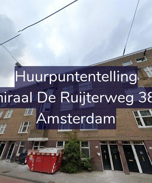 Foto gevel Huurpuntentelling voor Admiraal De Ruijterweg 381-1, Amsterdam