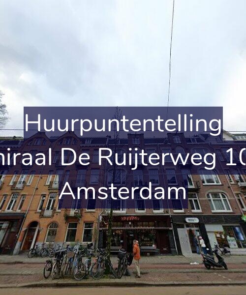 Foto gevel Huurpuntentelling voor Admiraal De Ruijterweg 107-3, Amsterdam