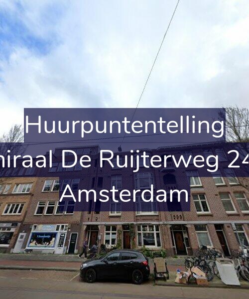 Foto gevel Huurpuntentelling voor Admiraal De Ruijterweg 244-3, Amsterdam