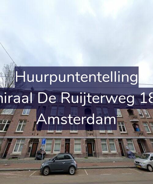 Foto gevel Huurpuntentelling voor Admiraal De Ruijterweg 188-1, Amsterdam