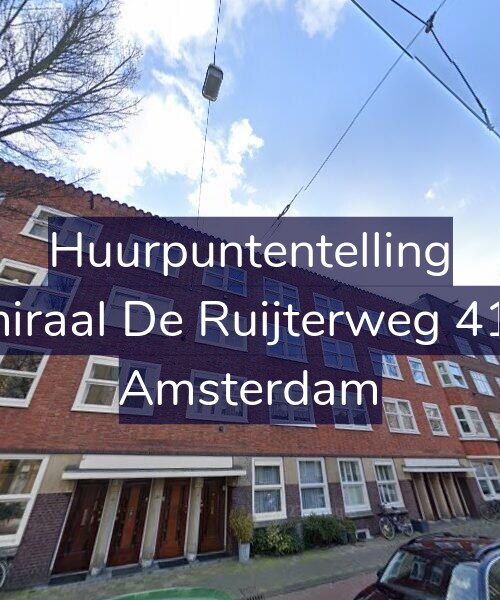 Foto gevel Huurpuntentelling voor Admiraal De Ruijterweg 413-2, Amsterdam
