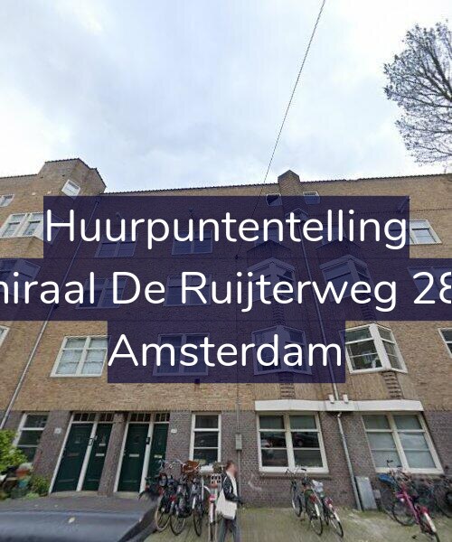 Foto gevel Huurpuntentelling voor Admiraal De Ruijterweg 289-4, Amsterdam