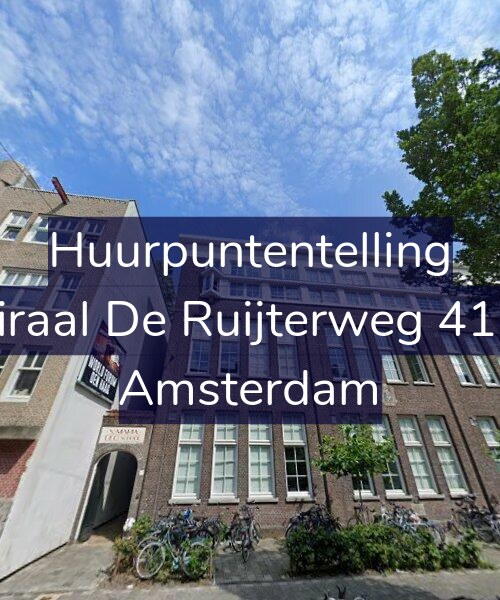Foto gevel Huurpuntentelling voor Admiraal De Ruijterweg 410-C6, Amsterdam