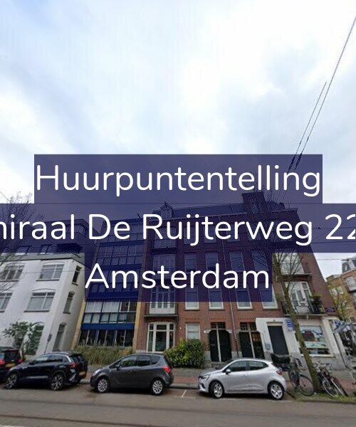 Foto gevel Huurpuntentelling voor Admiraal De Ruijterweg 222-2, Amsterdam