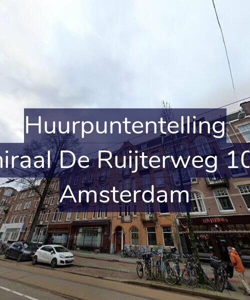 Foto gevel Huurpuntentelling voor Admiraal De Ruijterweg 105-H, Amsterdam
