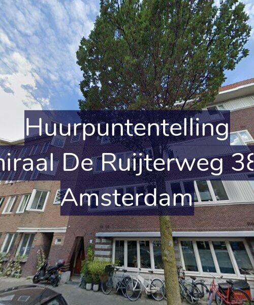 Foto gevel Huurpuntentelling voor Admiraal De Ruijterweg 380-2, Amsterdam