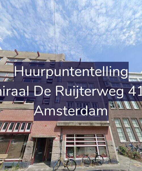 Foto gevel Huurpuntentelling voor Admiraal De Ruijterweg 412-H, Amsterdam