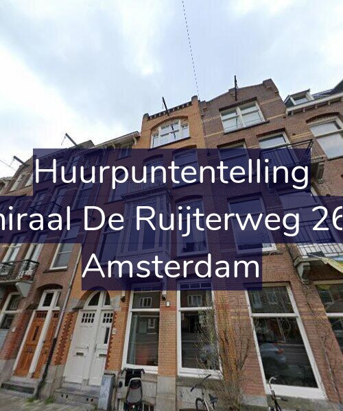 Foto gevel Huurpuntentelling voor Admiraal De Ruijterweg 265-B, Amsterdam