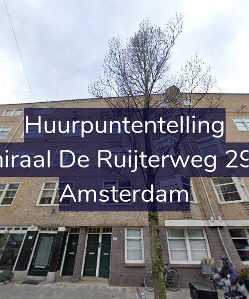 Foto gevel Huurpuntentelling voor Admiraal De Ruijterweg 297-H, Amsterdam