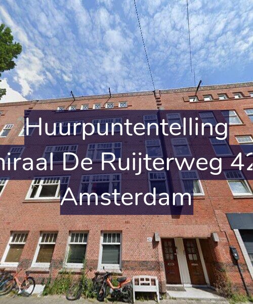 Foto gevel Huurpuntentelling voor Admiraal De Ruijterweg 422-2, Amsterdam