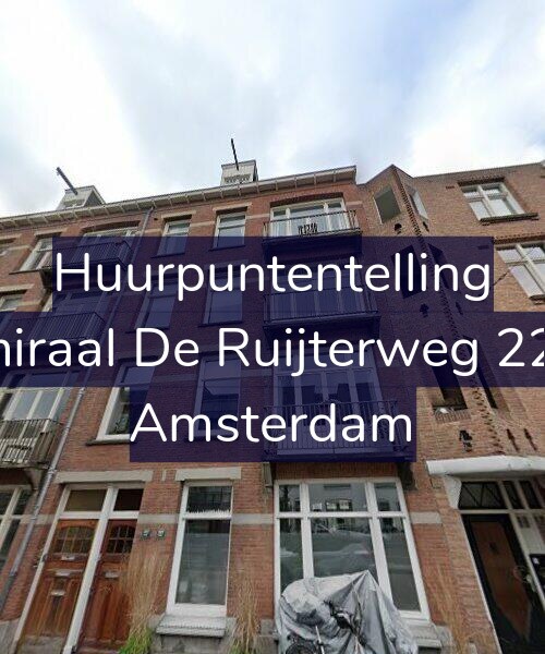 Foto gevel Huurpuntentelling voor Admiraal De Ruijterweg 227-3, Amsterdam
