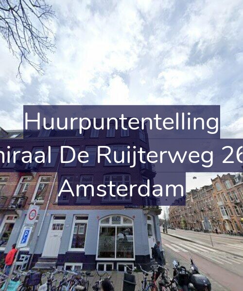 Foto gevel Huurpuntentelling voor Admiraal De Ruijterweg 268-2, Amsterdam