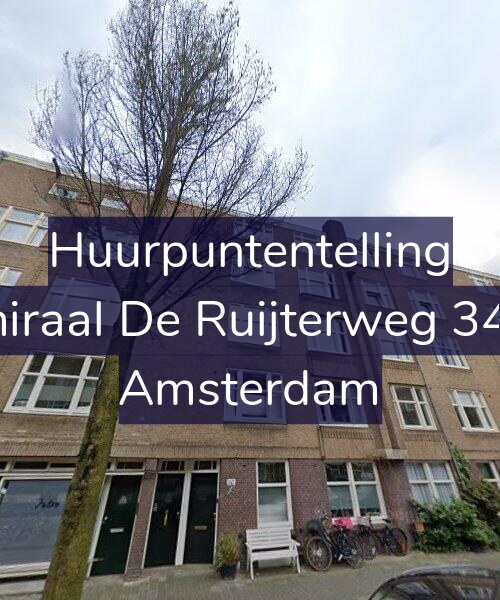 Foto gevel Huurpuntentelling voor Admiraal De Ruijterweg 347-D, Amsterdam