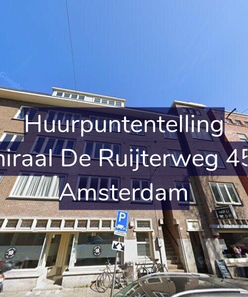 Foto gevel Huurpuntentelling voor Admiraal De Ruijterweg 452-1, Amsterdam