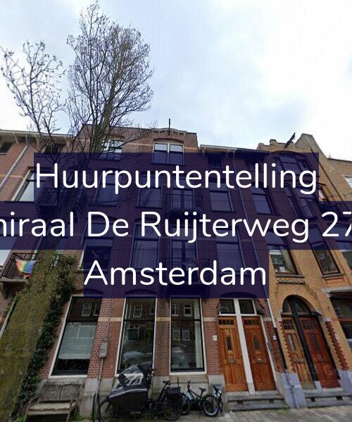 Foto gevel Huurpuntentelling voor Admiraal De Ruijterweg 279-2, Amsterdam