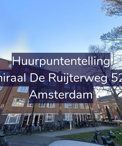 Foto gevel Huurpuntentelling voor Admiraal De Ruijterweg 529-3, Amsterdam