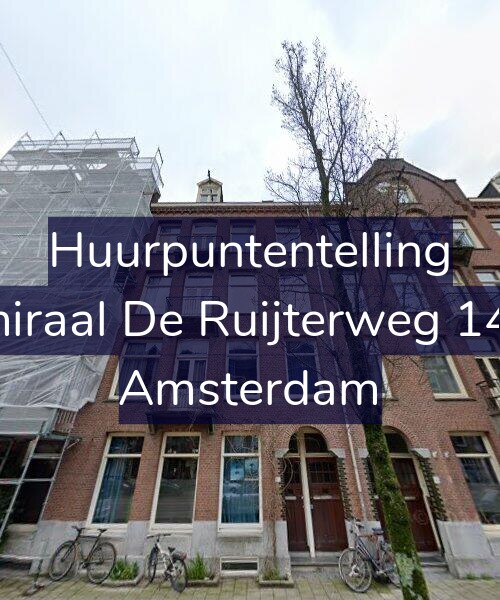 Foto gevel Huurpuntentelling voor Admiraal De Ruijterweg 142-1, Amsterdam