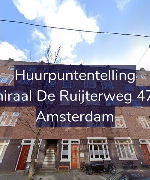 Foto gevel Huurpuntentelling voor Admiraal De Ruijterweg 475-3, Amsterdam