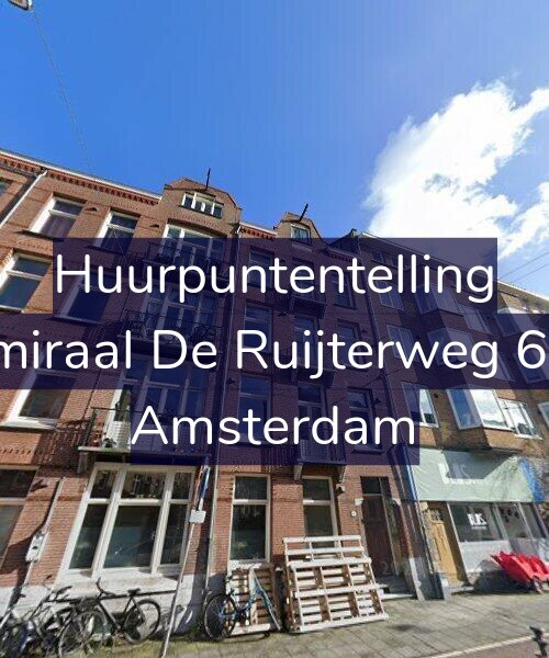 Foto gevel Huurpuntentelling voor Admiraal De Ruijterweg 62-2, Amsterdam