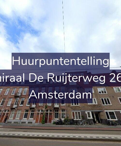 Foto gevel Huurpuntentelling voor Admiraal De Ruijterweg 262-H, Amsterdam