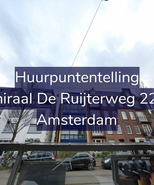 Foto gevel Huurpuntentelling voor Admiraal De Ruijterweg 224-B, Amsterdam