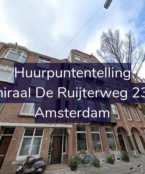 Foto gevel Huurpuntentelling voor Admiraal De Ruijterweg 235-1, Amsterdam