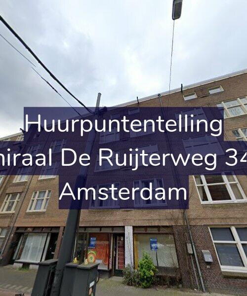 Foto gevel Huurpuntentelling voor Admiraal De Ruijterweg 343-1, Amsterdam