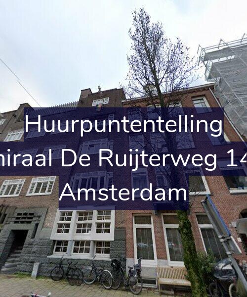 Foto gevel Huurpuntentelling voor Admiraal De Ruijterweg 148-2, Amsterdam