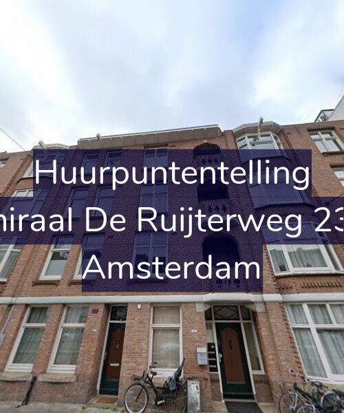 Foto gevel Huurpuntentelling voor Admiraal De Ruijterweg 231-2, Amsterdam