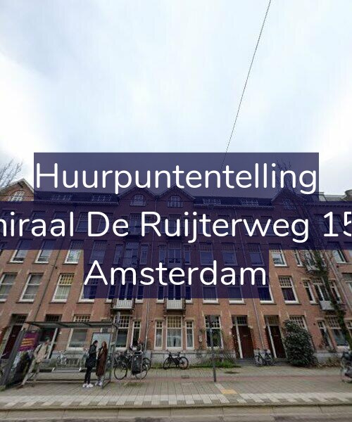 Foto gevel Huurpuntentelling voor Admiraal De Ruijterweg 155-1, Amsterdam