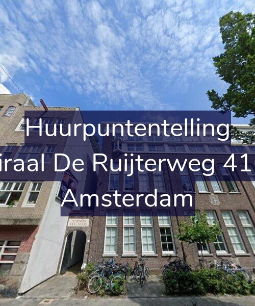 Foto gevel Huurpuntentelling voor Admiraal De Ruijterweg 410-A1, Amsterdam