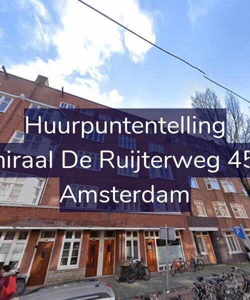 Foto gevel Huurpuntentelling voor Admiraal De Ruijterweg 455-1, Amsterdam