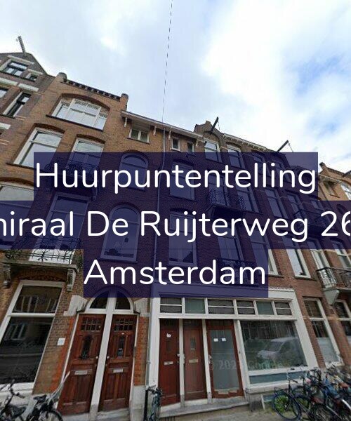 Foto gevel Huurpuntentelling voor Admiraal De Ruijterweg 261-2, Amsterdam