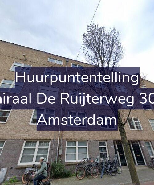Foto gevel Huurpuntentelling voor Admiraal De Ruijterweg 303-H, Amsterdam